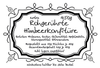 Himbeer-Konfitüre - roh gerührt