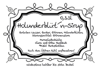 Hollunderblüt`n Sirup